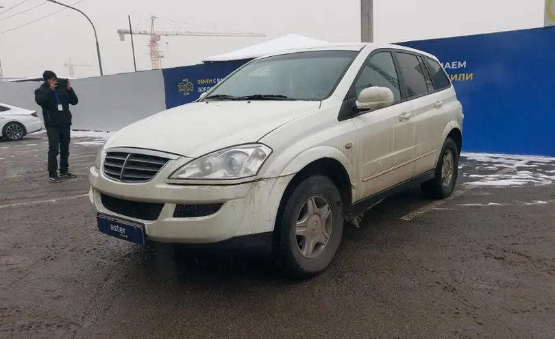 SSANGYONG Kyron 2009. Кайрон белый. Саньенг полноприводный. Новый полноприводный санёнг.